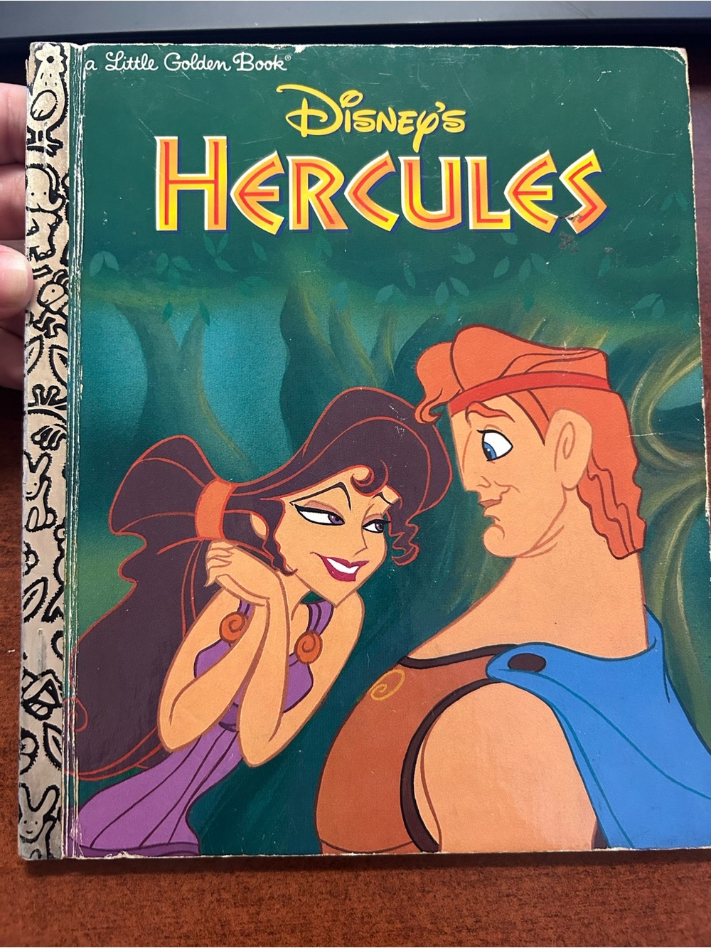 Disney’s Hercules Little Golden Book 1997 Vintage Children’s Storybook